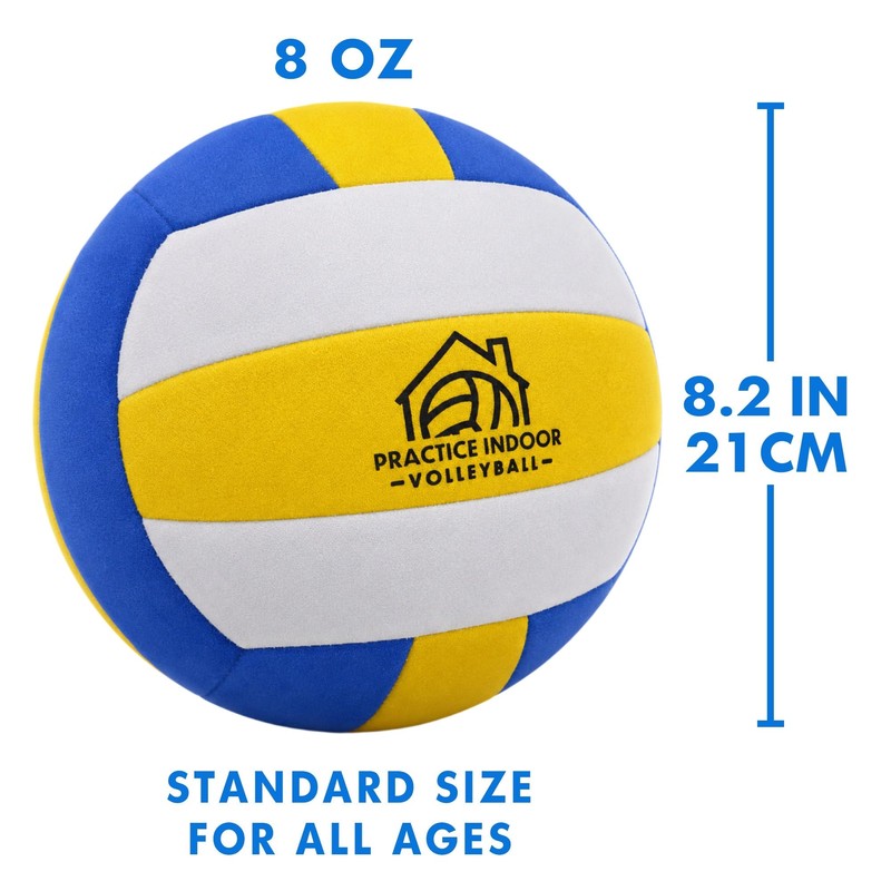 Soft Indoor Volleyballs for Practicing Inside House Silent Pain-free