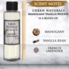 Urban Naturals Mahogany Vanilla Woods Scented Oil Reed Diffuser Refill