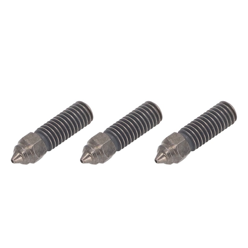 3PCS Hardened Steel Nozzles High Flow Nozzle Kit 3D Printer