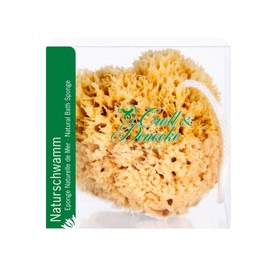 Croll & DENECKE M400 - Spugna Naturale dal Mar Mediterraneo in Confezione Regalo con cordicella di Cotone