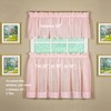 Today's Curtain Emelia Original Voile Valance 14", Rose, 60" W