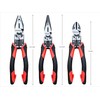 3PCS Combination Pliers Set, 9 In 1 Multifunction Electrician Tool,
