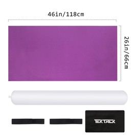 Tektalk Puzzle Rolling Mat, Puzzle Storage, Puzzle Saver, Puzzle Storage System, Puzzle Mat, Puzzle Mat with 2 Elastic Straps, Storing Puzzles up to 1500 Pieces - Purple