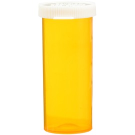 Prescription Vials with Snap Caps 8 Dram - 12 Per Bag by Apothecary