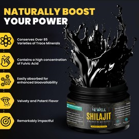 Shilajit (30g) Shilajit Resin | Premium Gold Grade Himalayan Shilajit | Organic Thick and Pure | High Altitude | Energy Booster | 60 Servings