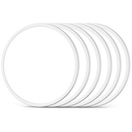 GoBright 6-Pack 12 Inch Dimmable Flush Mount LED Ceiling Lights, 24W 3200LM Super Slim Round Light Fixtures, 3 Color Temperature in One (2700K/3000K/4000K/5000K/6500K) Hardwire Ceiling Lamp for Porch