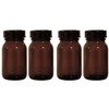 Mikken – Brown Apothecary Jar Set Including Screw Cap and