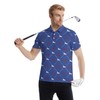 Seconight Funny Horse Golf Shirts for Men Funny Polo Shirts