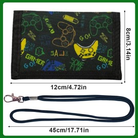 XPEX Children's Boys Neck Pouch, Children's Purse, Children's Purse, Children's Purse, Children's Purse for Purse, Coin Bag, Travel (Game Console)