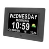 SSINI Digital Calendar Dementia Alarm Clock with Day and Date