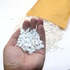 Premium Pebbles White Rocks. White Decorative Pebbles. 1/5 Inch –