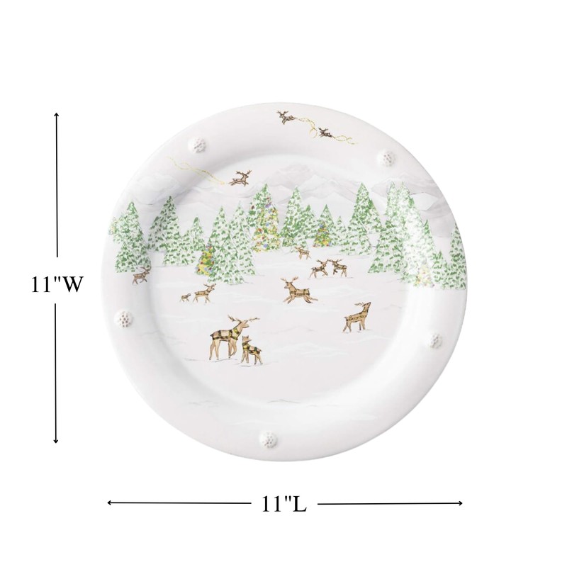 Juliska Berry & Thread North Pole Dinner Plate