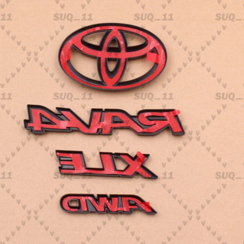 Unbranded 2019-2025 Blackout Overlay Kits For Rav4 XLE AWD Rear
