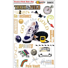 Jo-Ann Fabric and Craft Stores Sport/School Rub-Ons-Track & Field