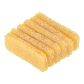 M METERXITY 6 Pack Rubber Residue Eraser - Cleaning Tool for Removing Adhesive Glue from Paper Plastic, Apply to Art Craft (Yellow, 6.5cmx2.2cmx1cm)