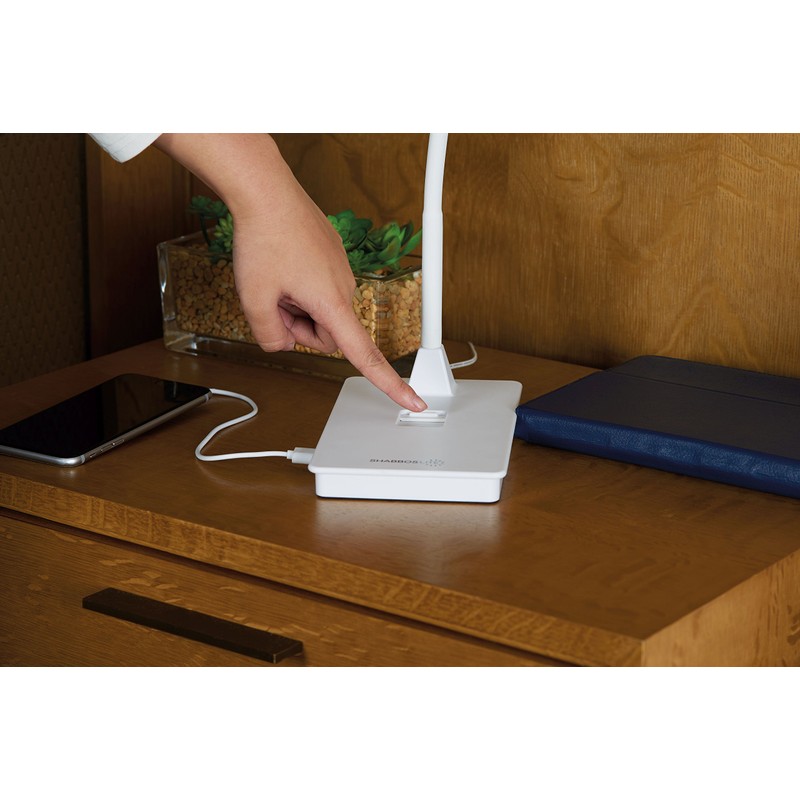SHABBOSLITE® LED Table Lamp White