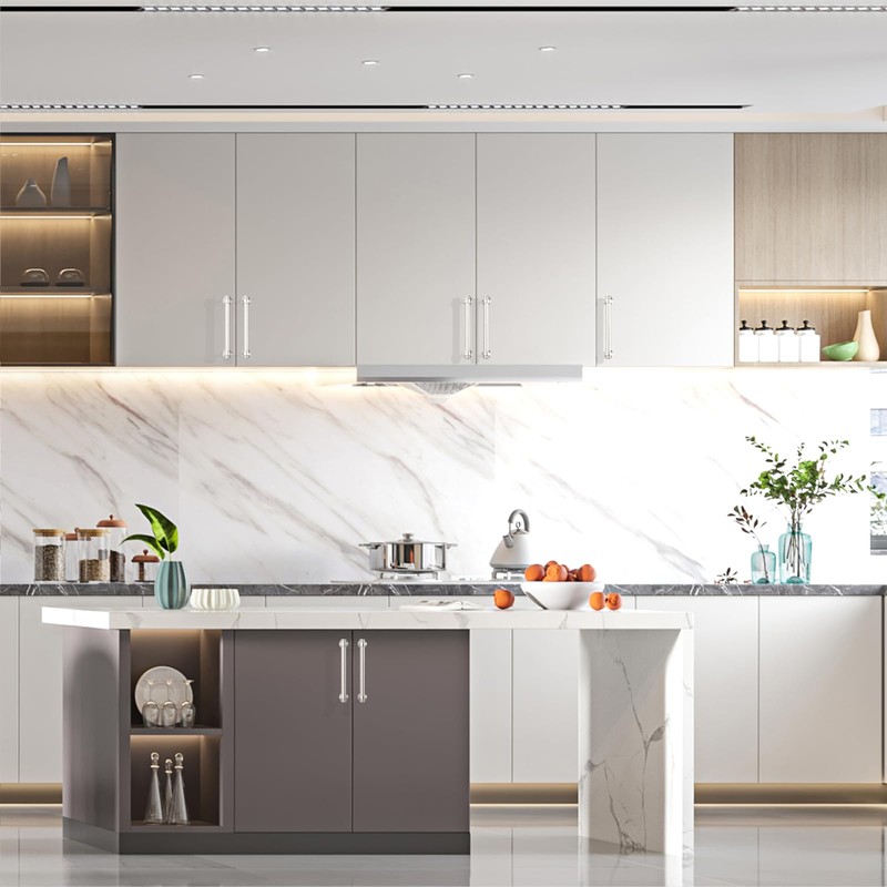 Asidrama 10 Pack 5 Inch(128mm) Brushed Satin Nickel Kitchen Cabinet