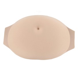 Yunir Fake Pregnant Belly Memory Sponge Belly,Pregnant Woman Fake Belly,Lightweight Soft Breathable Sponge,Film Props TV Series Props Spoof Artificial Pregnancy Baby Bump Costume