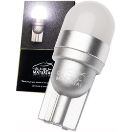 Bubu-Material T10 LED White 7000K Vehicle Inspection Compatible TYPE-EVO Gently Bright Light Diffusion Position Lamp 12V Non-Polarity Constant Current Circuit T16 Compatible 2pcs
