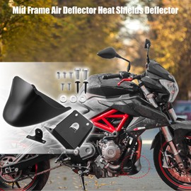 X AUTOHAUX 1 Set Lower Front Spoiler Chin Fairing for Harley Davidson Sportster Iron 883 2004-2022 Matte Black