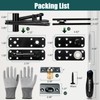 Hidden Door Hinge 573LB Load-Bearing, Tuykay Stainless Steel Hidden Hinges