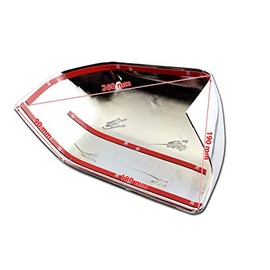 EPARTS Chrome Polished ABS Side View Mirror Overlay Cover Caps Pair Compatible with 2003-2007 Honda Accord Coupe Sedan