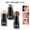 MIESCHER Face Highlight Stick, Cream Texture 2-in-1 Highlighter & Blush,