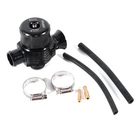 Qiilu Blow Off Valve Dump Valve Inverter Turbo BOV Universal 25 mm Aluminium for Car Double Connection