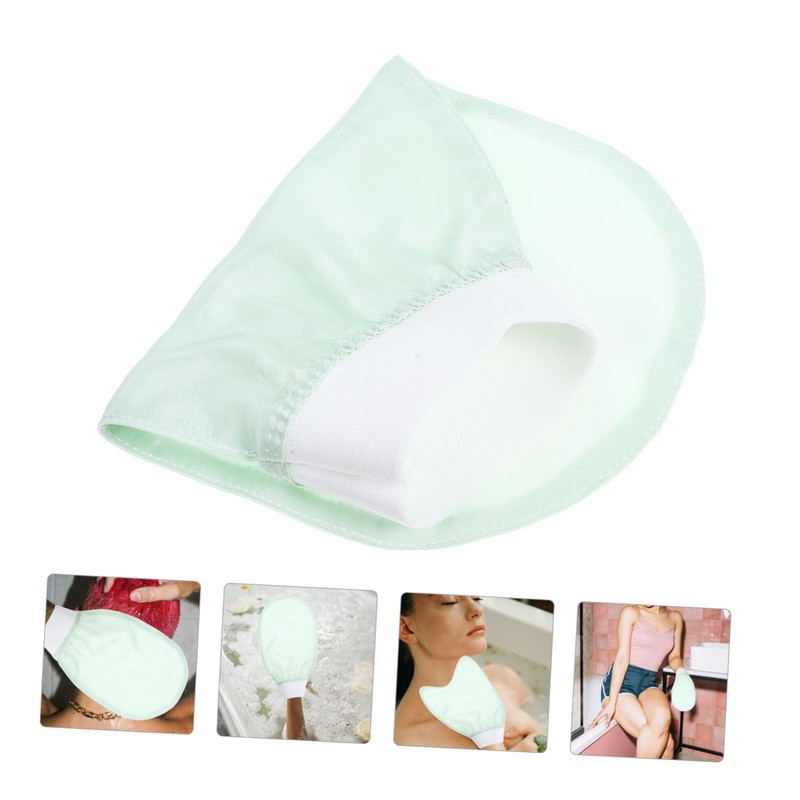 Mikinona Elegant Bath Towel Soft Body Scrub Mitts Exfoliating Glove