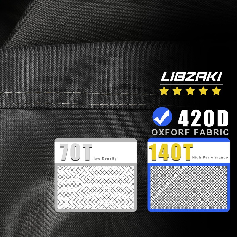 LI LIBZAKI 420D Zero Turn Mower Cover ,Waterproof Marine Grade