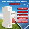DEWIN 1P Solar Mini Circuit Breaker, Photovoltaic Surge Protector, Lightning
