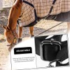FUNNTY 8 Pcs of Adjustable Elastic Horse Blanket Leg Strap,