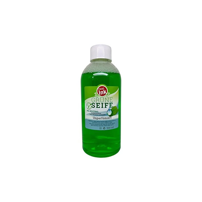 500 ml Clean Ink Green Soap Vegan + 5 Premium