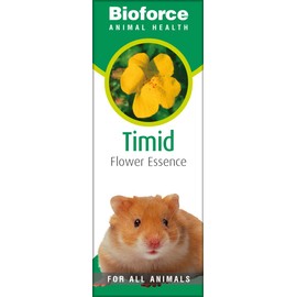 Animal Timid Flower Essence | Designed for use with All types of Animals | Helps to Provide Natural Relief for Animals who are Submissive, Nervous & Shy | 30ml