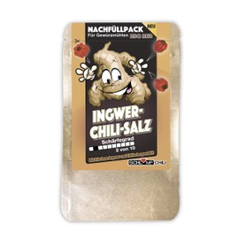 Schlump-Chili ICHISAGinger Chili Salt Tasting Pack with Sea Salt, Habanero Chilis and Ginger (1 x 20 g)