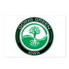 CafePress Going Green Iowa (Tree) Postcards (Package of 8), 6"x4"