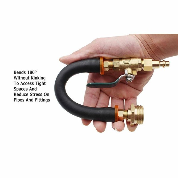 Home-Parts For RV Winterizing Kit Blow Out Adapter Air Compressor