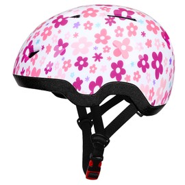 Kids Bike Helmet 1-3 Years,Toddler Helmet Girls Micro Scooter Helmet Kids Cycling Helmets Adjustable Skateboard Helmet for Multi Sport