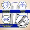 2 Pairs Ball Bearing Drawer Runners 350 mm x H