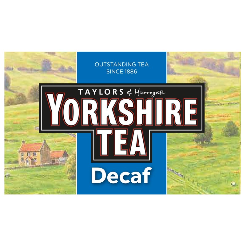 Yorkshire Tea Decaffeinated Tea Bags 250 g (Pack of 5)