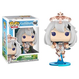Funko Genshin Impact + Pop Protector: Pop! Games Asia Vinyl Figure (Gift Set Bundled with ToyBop Brand Box Protector Collector Case) (Paimon with Stand #162/68382)