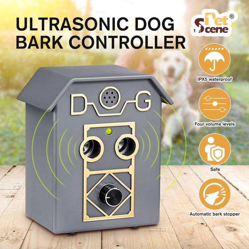 Pet Scene Dog Anti Barking Device Stopper Clicker Ultrasonic Stop