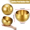 ELLDOO Coffee Pod Holder, Gold Metal Coffee Pod Storage for