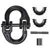 1/2" Safety Chain Connector Link,2 Pack G80 Hammerlock Coupling Connector