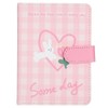 2Sets A6 Magnetic Buckle Notebook Binder Cute Bunny Pattern Daily