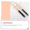 FOMIYES 6pcs Wooden Handle Static Hair Brush Comb Roller Brush