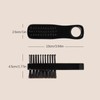 Fhandong Double-Sided Men's Beard Brush, 2-Pack, Black, Detangles & Styles