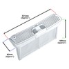 Spares2go Tumble Dryer Lint Screen Fluff Filter compatible with Bosch