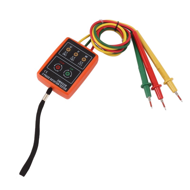 60V‑600V Three Phase Sequence Meter High Efficiency AC Phase Rotation