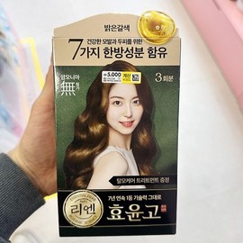 Lien Black Wool Secret Book Hyoyungo Cream Dye Light Brown 1045238 / 리엔 흑모비책 효윤고 크림 염색 밝은갈색 1045238